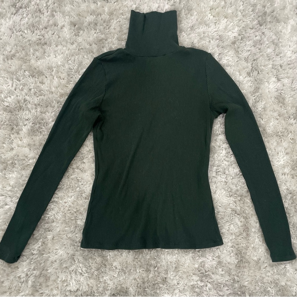 Old Navy Forest Green Ribbed Sweater